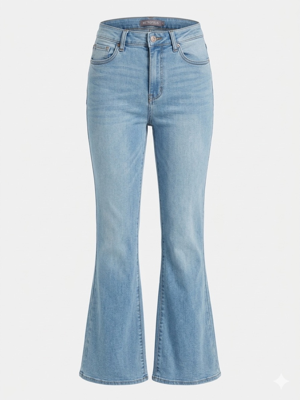 Just USA women’s size 30 (10) light wash soft feel stretchy flare leg jeans